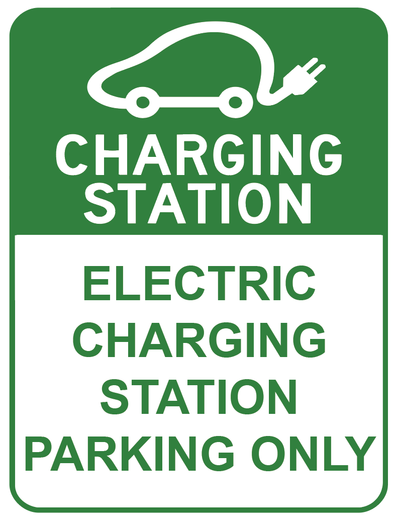 EV Charging Station Sign