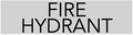 Fire Hydrant Sign