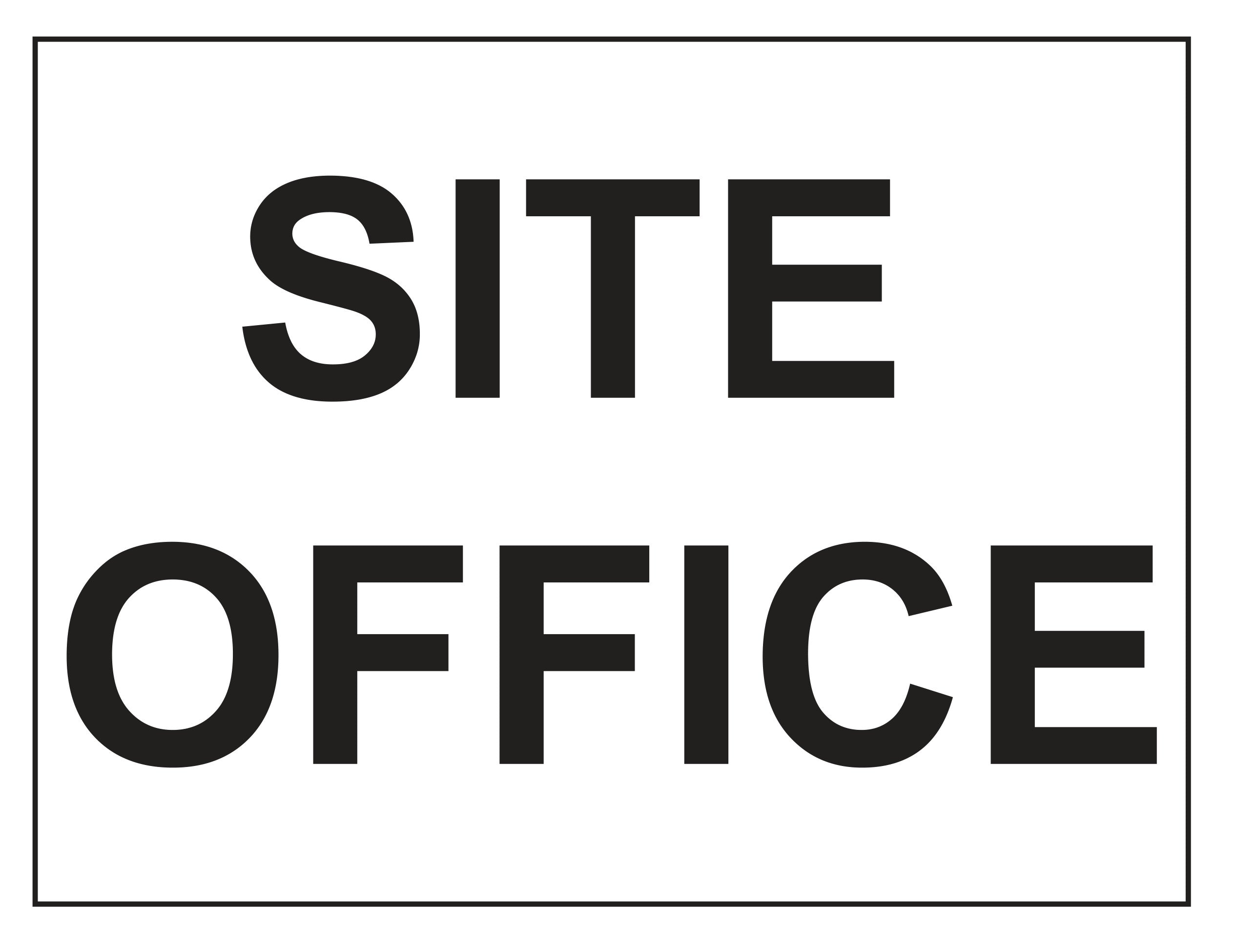 Site Office Sign
